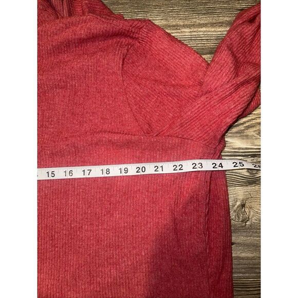Lemon Tart Womans Burgundy Long Sleeve Shirt. Size Plus 1X. NWOT. P - Picture 8 of 9
